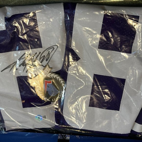 Adrian Peterson Minnesota Vikings NFL Autographed Jersey Beckett Cert. COA Boxed - Picture 2 of 3